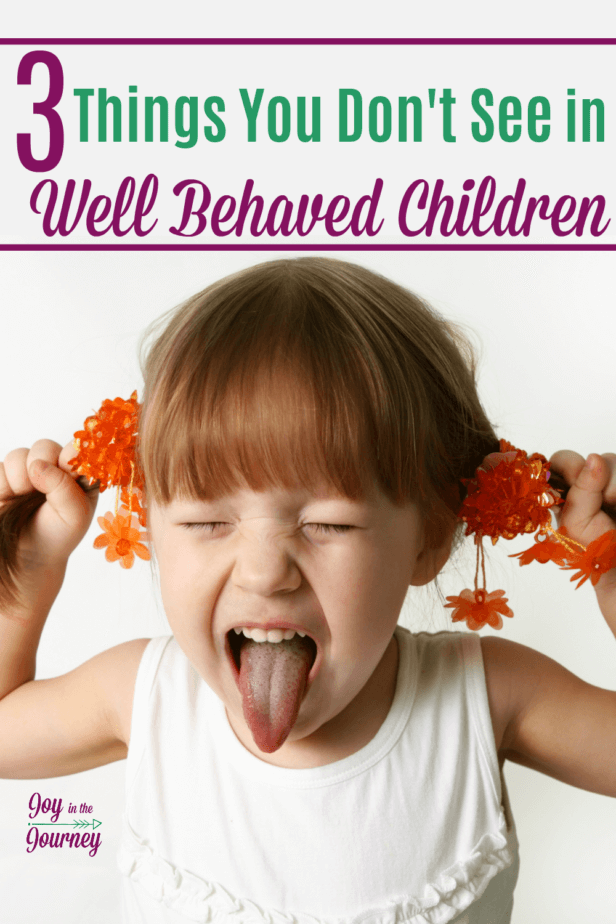 There are a few things you don’t see in well behaved children, so getting compliments about how well behaved my kids are tends to make me uncomfortable.