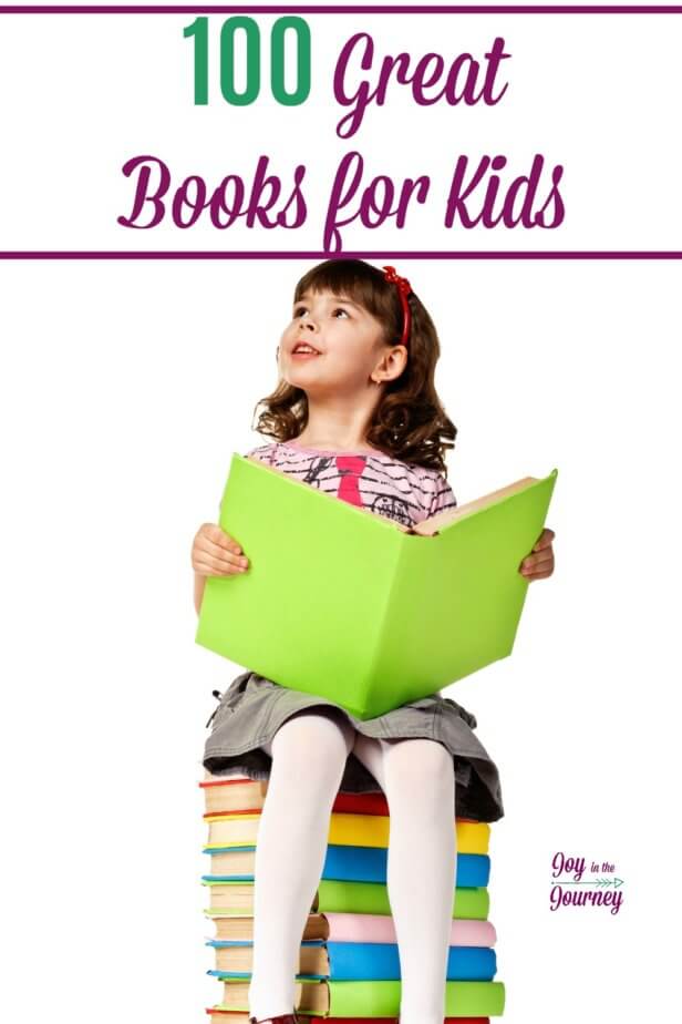 A list of 100 great books for kids. This list of great books for kids includes titles for all ages from Preschool through Junior High.
