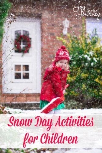 With winter comes snow days for many kids! Here are some snow day activities you can do to beat the winter blues!