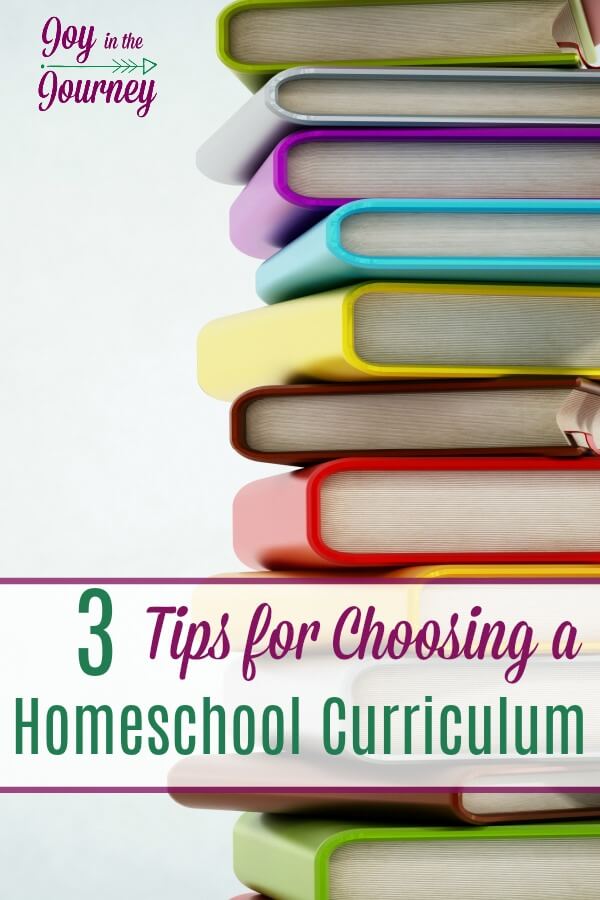 Choosing a homeschool curriculum is one of the best (and worst) parts of homeschooling. Here are 3 tips that are vital to choosing a homeschool curriculum.