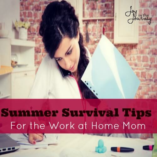 Summer Survival Tips Work at home? Not sure how you are going handle summer? Here are someFREE summer survival tips for work at home moms!