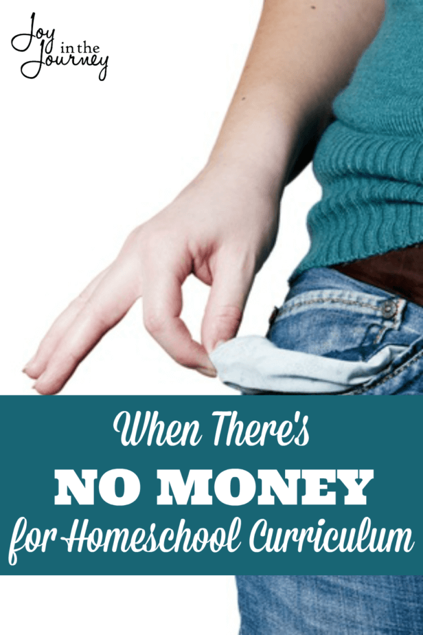 What can you do when there's no money for homeschool curriculum? Here are three things that you can do NOW!