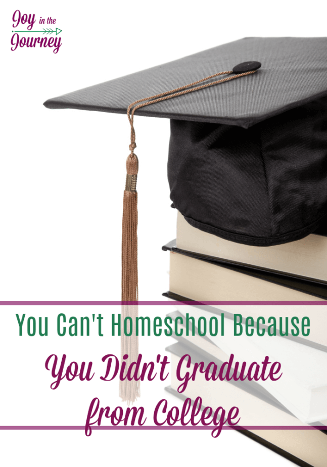 Have you ever heard, "You can't homeschool because you didn't graduate college?". Me too! We examined the statistics and research and were surprised to find that this may be a misconception. 