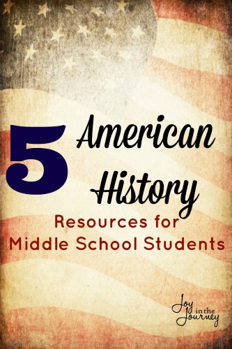 American History Resources for Middle School Students 