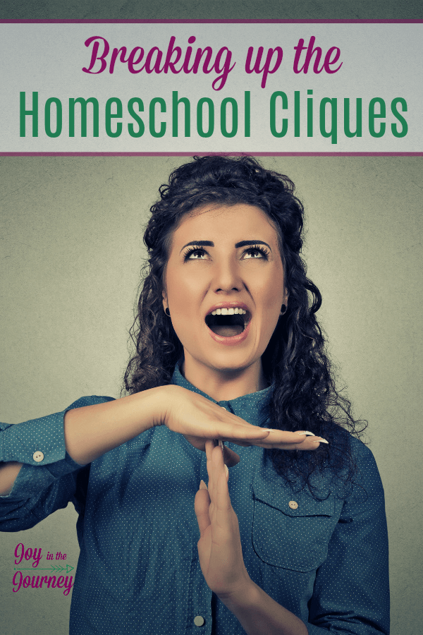 Homeschool cliques, they are almost everywhere. Today we are going to take a look at why homeschool cliques happen, how to break them up and what you can do