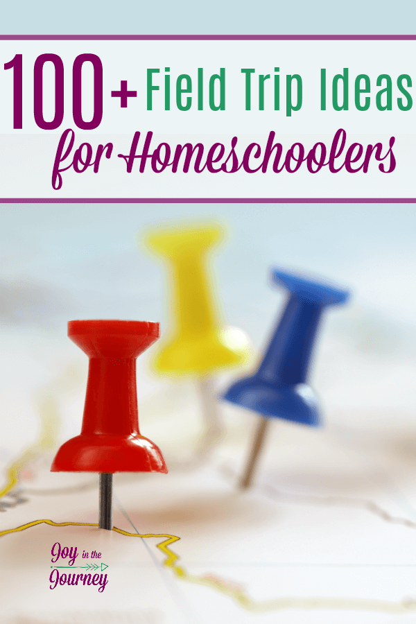 Looking for field trip ideas for homeschoolers? Look no farther! The ultimate list of over 100 field trip ideas for homeschoolers is here!