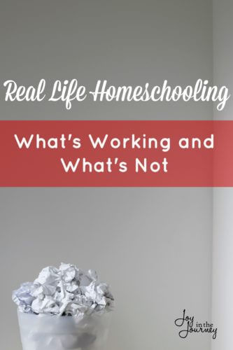 What's working and what's not in our homeschool? I share what we are liking and not liking so far AND how you can evaluate what's working and what's not working in your homeschool. 