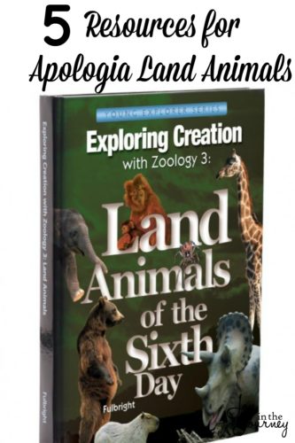 While Apologia is a program you can use alone, I think there are five must-have resources for Apologia Land Animals that have made our year even better!