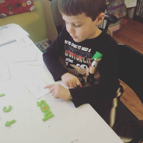 Foam letters like these are PERFECT for sight word practice 