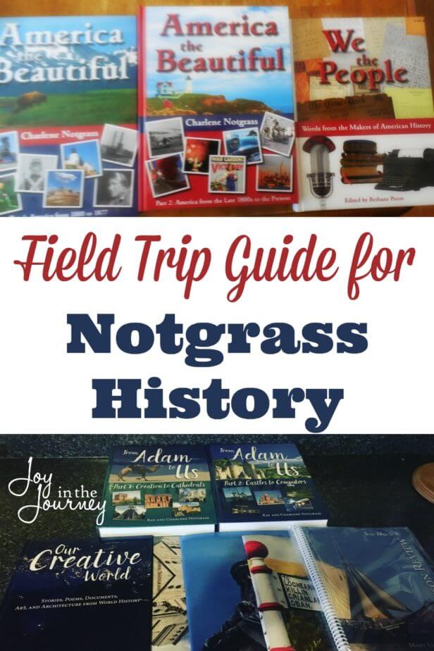 Want to know more about the places you can visit while studying Notgrass History? Check out this field trip guide for Notgrass History.