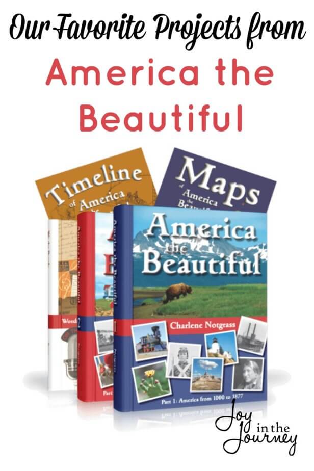 These are our favorite projects from America the Beautiful. While studying America the Beautiful, the whole family was able to learn and enjoy many of the projects.