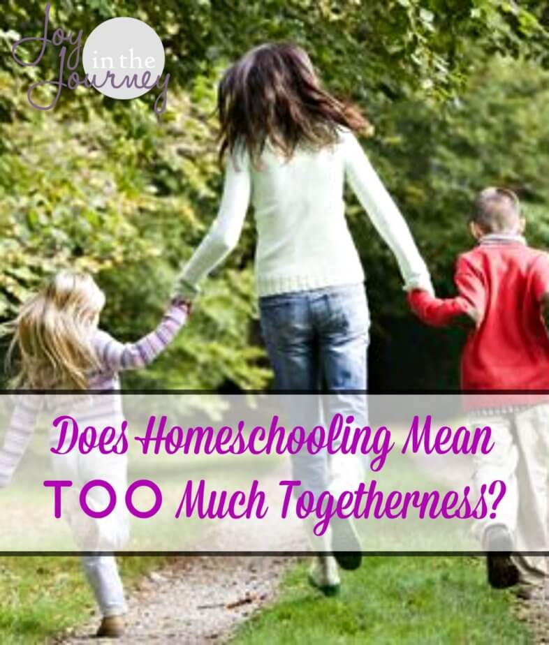 Have you feared homeschooling because you thought it meant too much togetherness? I mean being together ALL the time can't be good for a family right? Let's find out!