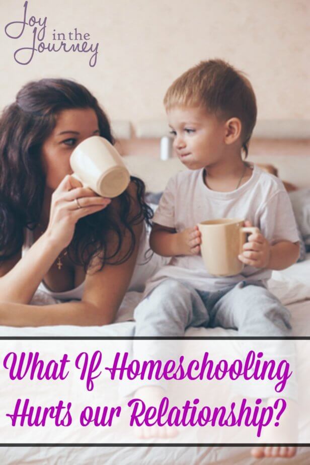 One homeschooling fear many moms have is the fear that it will ruin the relationship they have with their children. Let's face this fear of homeschooling together and find ways to overcome it.