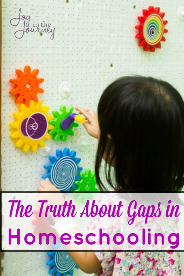 Do you fear gaps in your child's education? Many of us worry about gaps in homeschooling. But, are our fears valid? Let's take a look at the truth about gaps in homeschooling! 