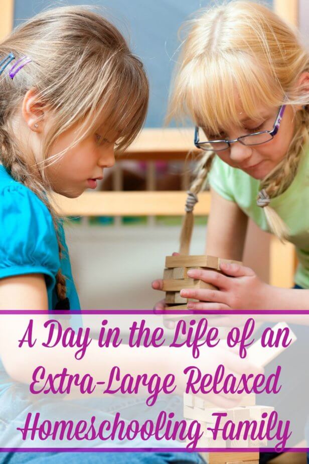 Ever wondered what life was like in a relaxed homeschool? Take a look at relaxed homeschooling from the eyes of one large family.