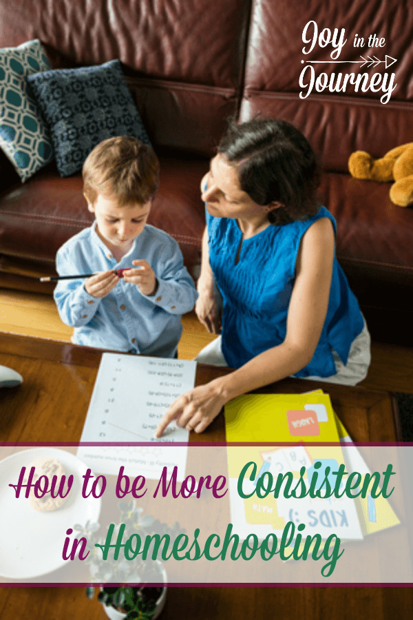 Do you long for a better homeschool day? More consistency, better routine? Here are some ways you can be more consistent in homeschooling.