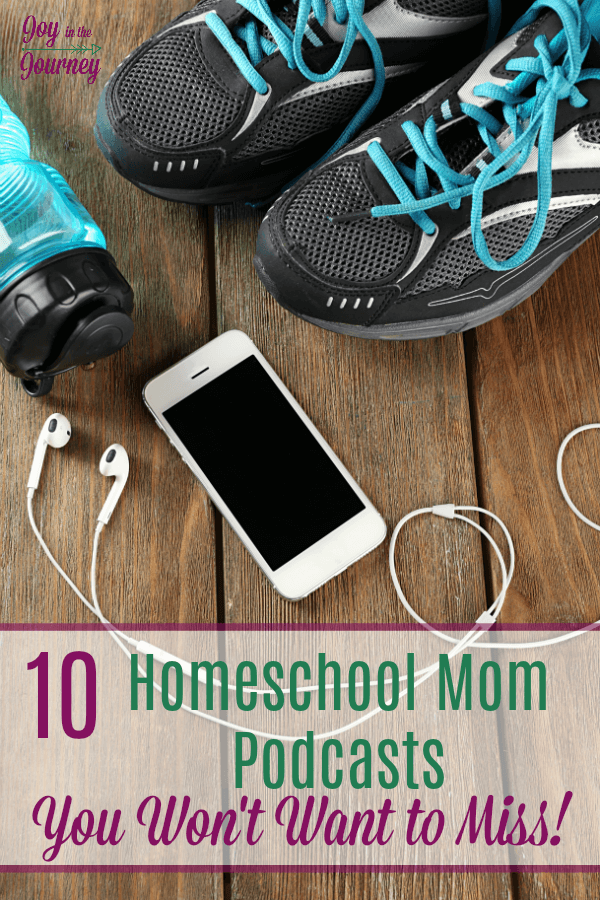 Are you a fan of podcasts? Me too! That is why I'm sharing my top ten podcasts for homeschool moms. These are the ones I don't miss and leave me feeling encouraged and ready to rock this homeschool thing.