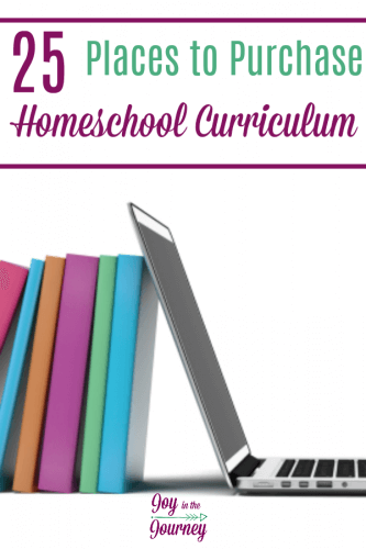 Homeschool curriculum shopping season is here! If you are wondering where to purchase homeschool curriculum this post is for you. Here are 25 places to purchase homeschool curriculum.