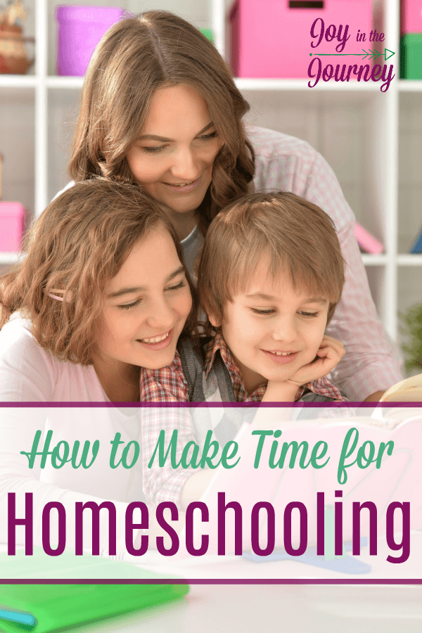 How do you make time for homeschooling? We wear more hats than we know what to do with and we get burnt out.  Here's how to fix it! 