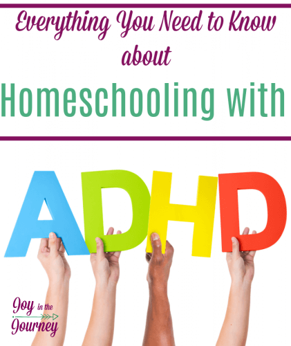 Are you homeschooling a child with ADHD? This can be an exhausting job, but, so rewarding. We are laying out resources for the ADHD child, encouragement for the parents, and so much more. This is everything you need to know about homeschooling with ADHD.