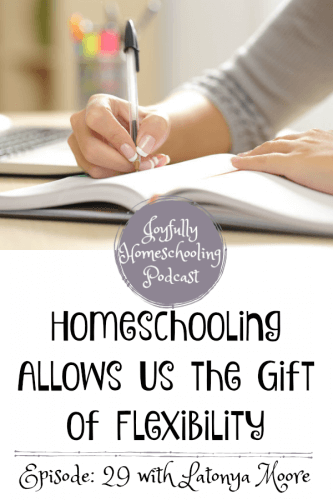 I am chatting about the gift of flexibility, planning, high school and more with Latonya Moore from Joy in the Ordinary. This episode will encourage you to have a more joyful and flexibile homeschool! 