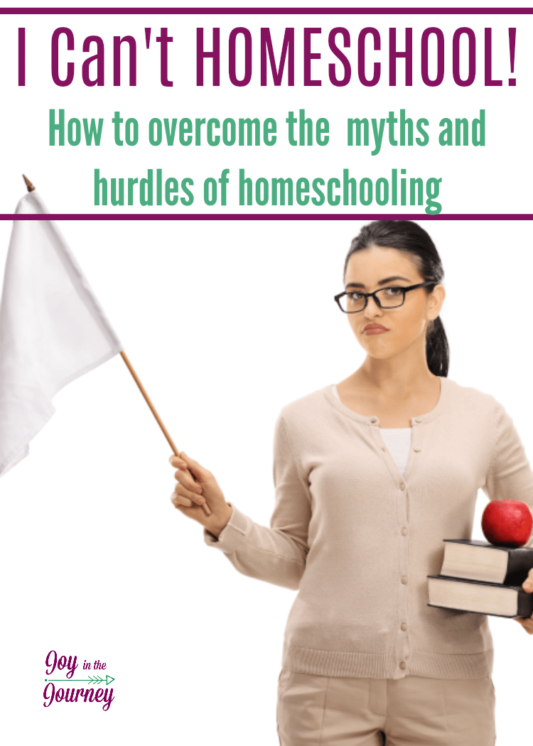 Through the years I have heard many, many, reasons as to why people can’t homeschool. We are going to investigate those reasons not to homeschool and show how you can overcome them.