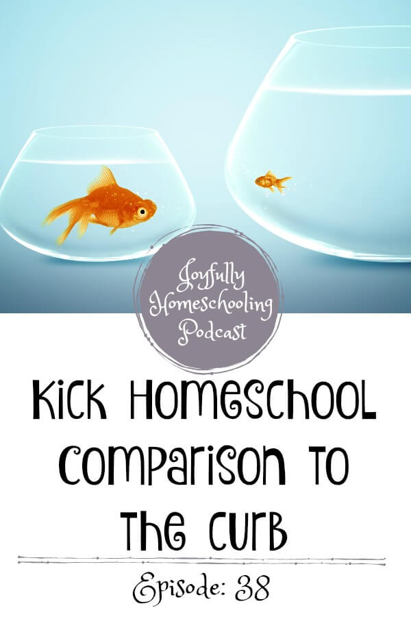 If left unchecked homeschool comparison can wreck your homeschool. In this episode of the Joyfully Homeschooling podcast I am chatting all about comparison and three things to remind yourself.