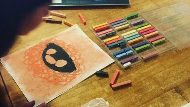 The You Are an Artist Chalk Pastel program requires minimal art supplies. Making it a budget friendly option for homeschool art.