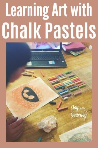 Have a child interested in chalk pastels? You are an Artist homeschool art program is a great way to introduce chalk pastels for kids. 