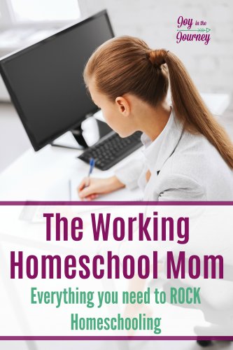 Can you work and homeschool? Yes! We are breaking down how to manage life as a working homeschool mom. From daily schedules, to curriculum and more. You can work and homeschool!