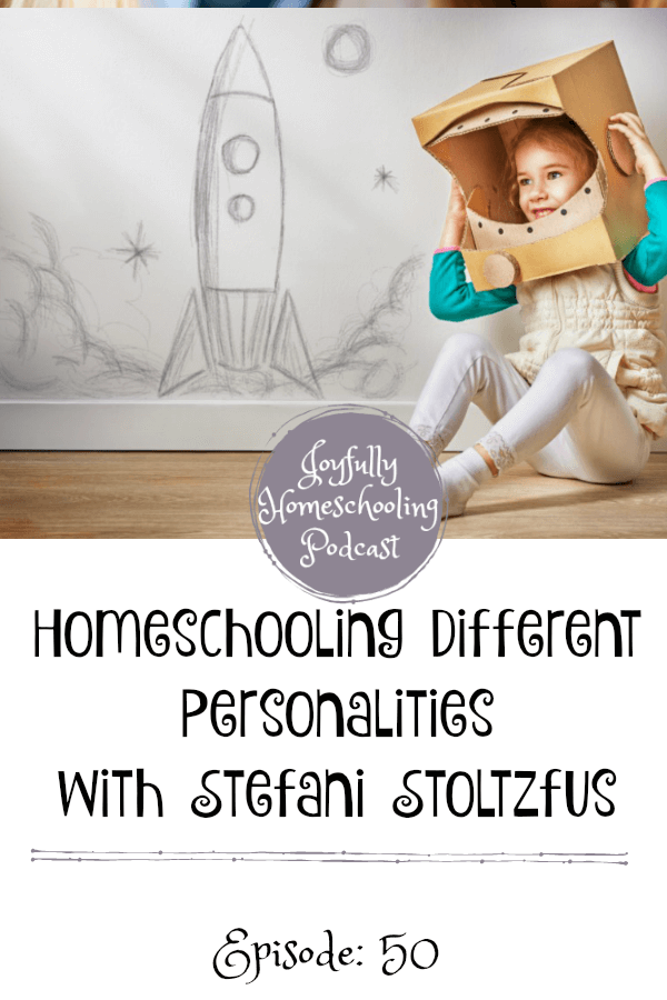 I loved chatting with Stefani about homeschooling and she offered an interesting perspective as a second generation homeschooler. I really enjoyed chatting with Stefani about personalities and TRULY getting to know her kids. That is one awesome benefit of homeschooling. 