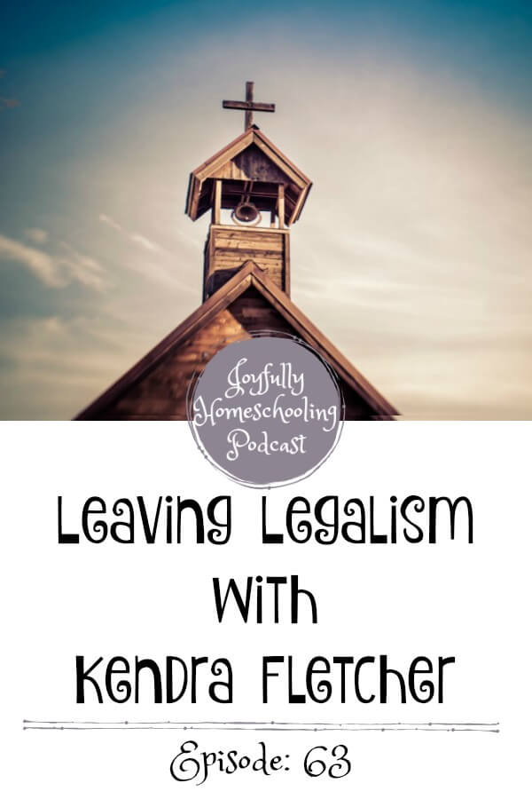 In this episode of the Joyfully Homeschooling community we chat legalism and homeschooling. What does legalism look like in the homeschool community? And how can we fight back?