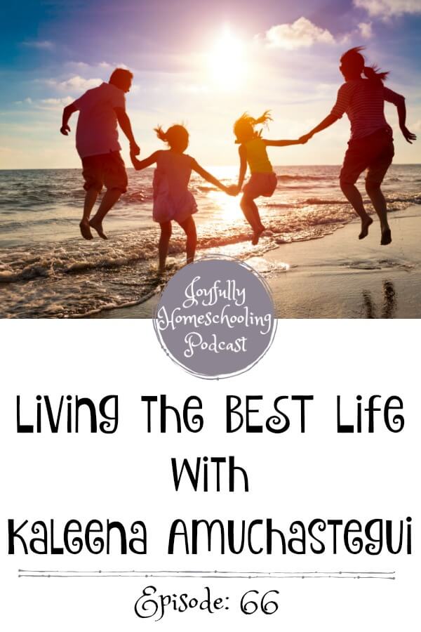 In this episode, Kaleena and I chat homeschool joys, struggles, fears and more. She reminds us that we need to live life with our children and worry less about traditional academics and focus more on education in LIFE. 