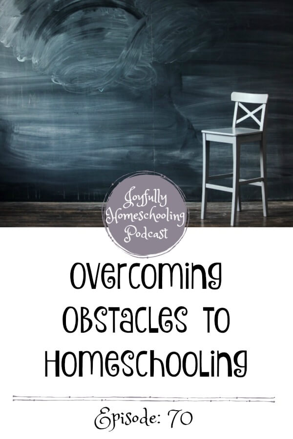 Today we are kicking off a brand new series on overcoming obstacles to homeschooling. This series will be about my guest's stories regarding obstacles that for many, would stand in the way of homeschooling. 