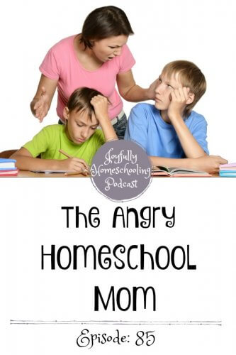 Do you struggle with being an angry homeschool mom? I hear you! I have struggled with anger for years, and I am still making imperfect progress. Today we are talking about the angry homeschool mom and how you can recognize your triggers and be a more joyful homeschool mom. 