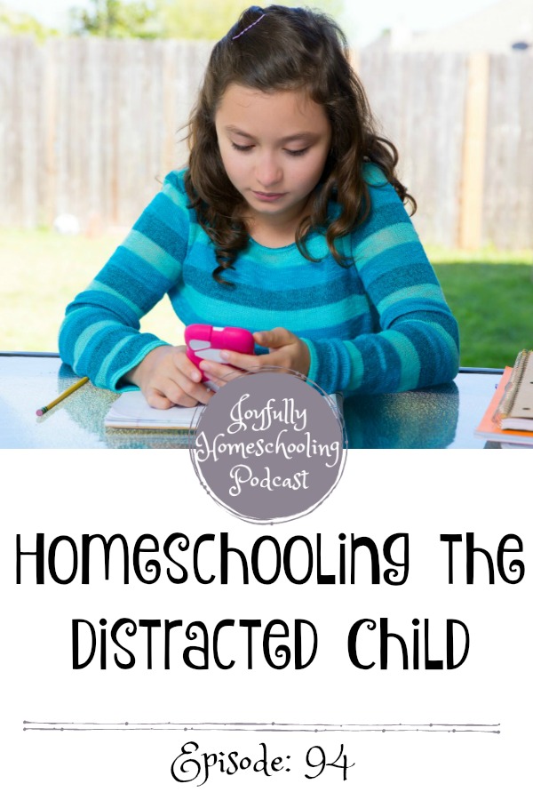 Are you homeschooling a distracted child? This can be EXHAUSTING, but there is HOPE! Here are some tips and encouragement that can help you learn how to homeschool a distracted child.