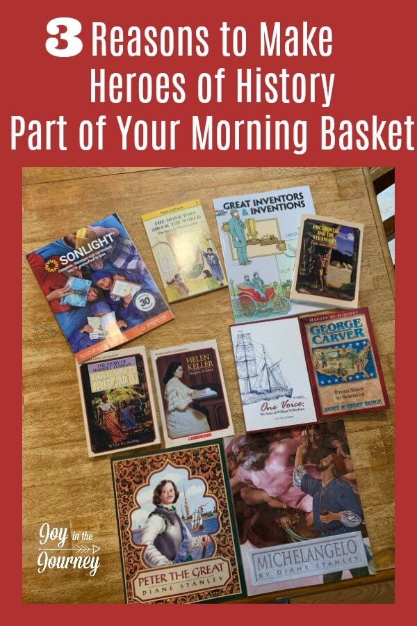 Connect your kids with history using this heroes of history bundle for your morning basket. Let's take a look at some of the amazing resources you can use to connect the history your kids are learning about to some amazing heroes of history from the same time period. 