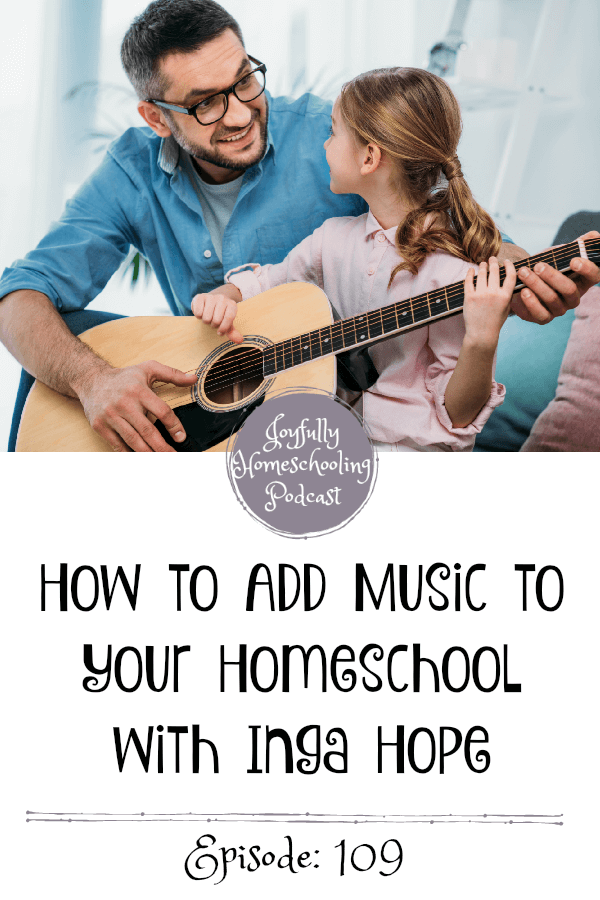 Do you struggle with how to add music to your homeschool? Inga Hope and I are answering your questions and chatting all things music and homeschooling! 