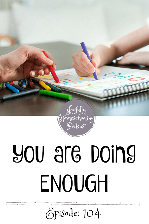 Are you doing enough? In the midst of our world being thrown into chaos, many of us have been trying to keep up with our homeschool. However, distraction, worry, and isolation have many of us not quite getting it all done. Is what we are doing enough? Let's talk about it! 