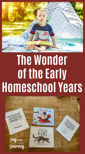 The early homeschool years are supposed to be full of wonder. We want our kids to engage in learning with good books and lots of fun. Here is a way to do just that!