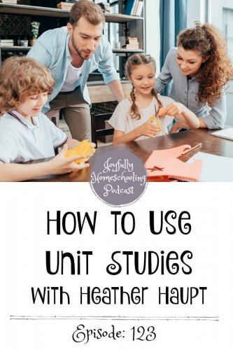 Have you ever wondered how to use unit studies? In this episode, we are diving into the method of unit studies. Learn how to make one, how to use one, and so much more with Heather Haupt.